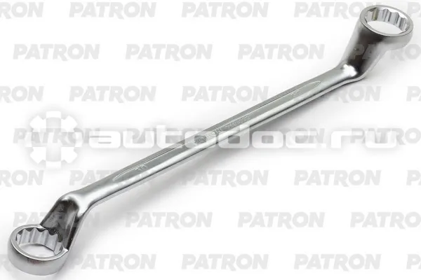 PATRON P-7593032 Ключ накидной изогнутый на 75 градусов