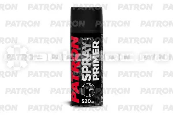 PATRON Грунт акриловый - черный, быстросохнущий универсальный
