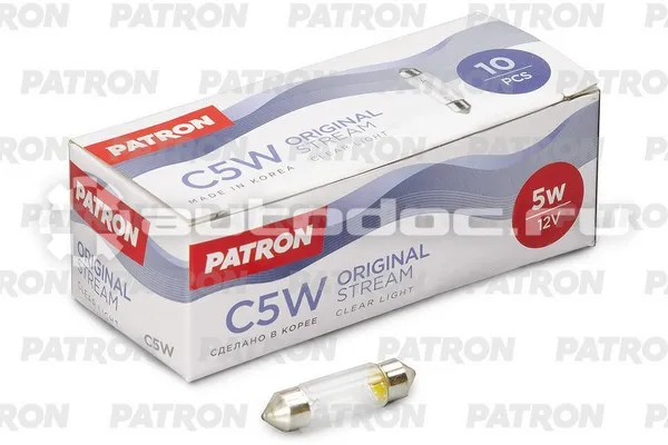 PATRON Лампа накаливания C5W
