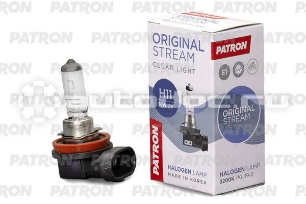 PATRON Лампа галогенная H11