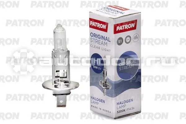 PATRON Лампа галогенная H1