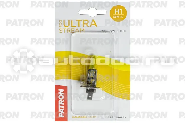 PATRON Лампа галогеновая H1 P14.5s