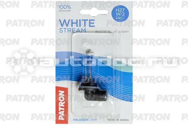 PATRON Лампа галогеновая H27W/2 PGJ13