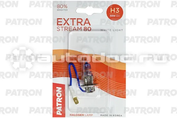 PATRON Лампа галогеновая H3 PK22s