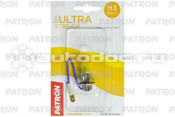 PATRON Лампа галогеновая H3 PK22s