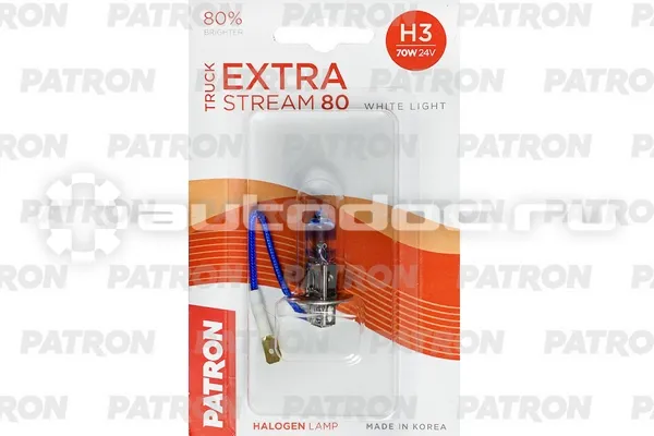 PATRON Лампа галогеновая H3 PK22s