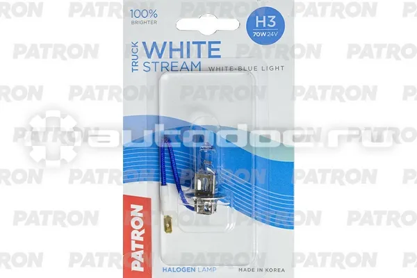 PATRON Лампа галогеновая H3 Pk22s