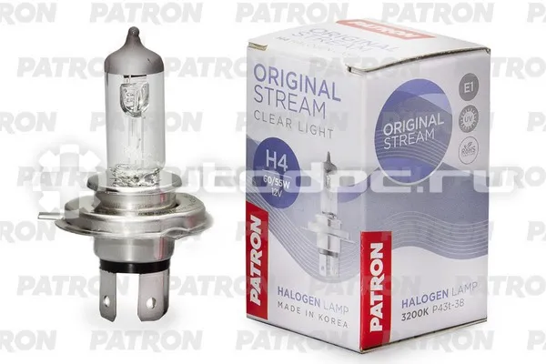 PATRON Лампа галогенная H4