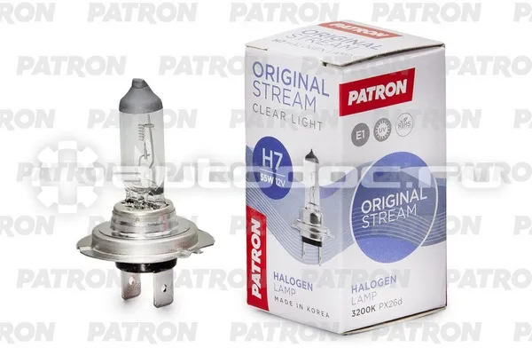 PATRON Лампа галогенная H7