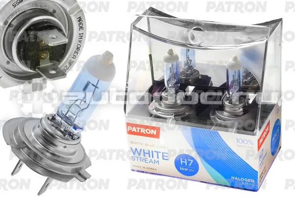 PATRON Лампы галогеновые H7 PX26d