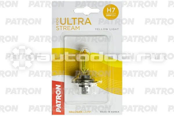 PATRON Лампа галогеновая H7 PX26d