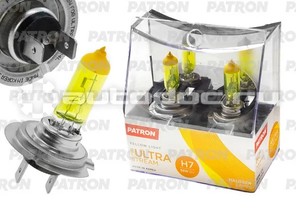 PATRON Лампы галогеновые H7 PX26d