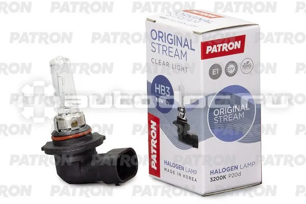 PATRON Лампа галогенная HB3
