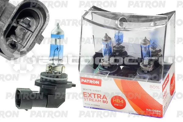 PATRON Лампы галогеновые HB4 P22d