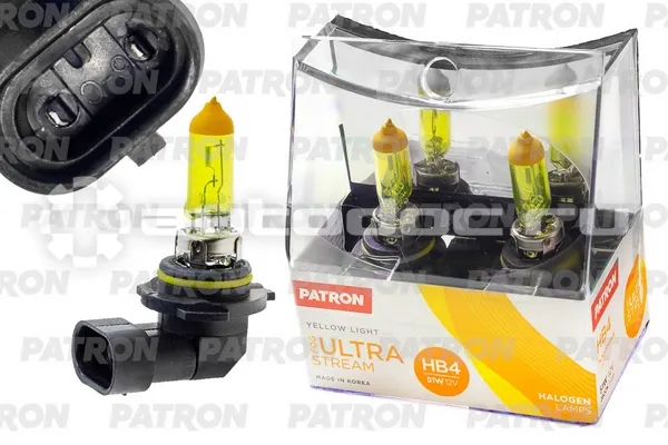 PATRON Лампы галогеновые HB4 P22d
