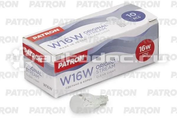 PATRON Лампа накаливания W16W