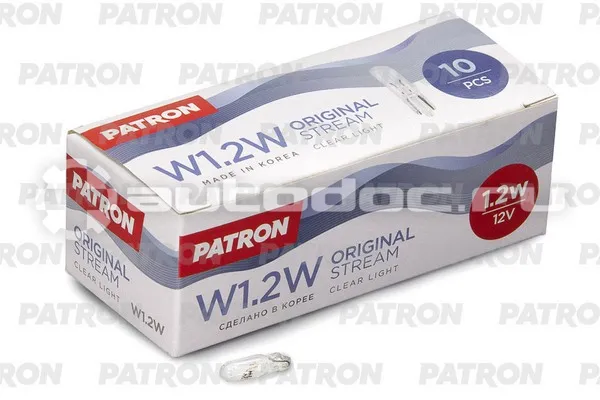 PATRON Лампа накаливания W1.2W