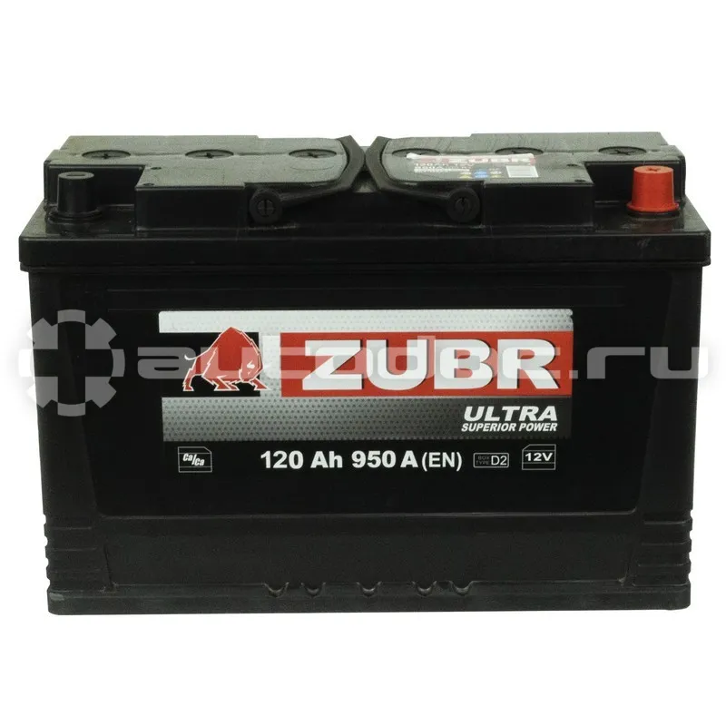 ZUBR Аккумулятор Professional 120Ah R+, 344x175x233, 950А