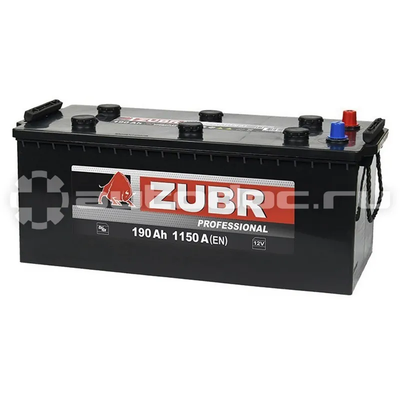 ZUBR Аккумулятор Professional 190Ah R+ (борт), 510x218x225, 1250А
