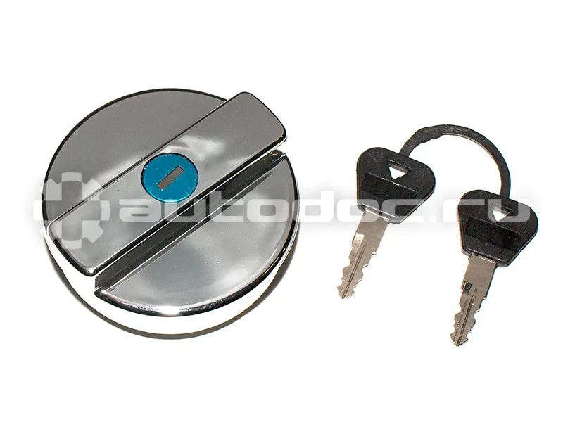 DOLLEX Пробка бензобака ВАЗ-2101-2107, 2121 с ключом, хром