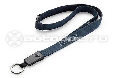 VAG Шнурок с карабином Volkswagen Passat Lanyard, Blue