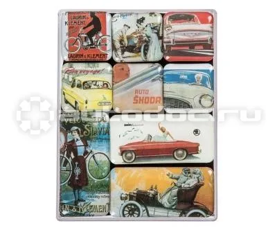 VAG Набор магнитов Skoda Magnets Heritage