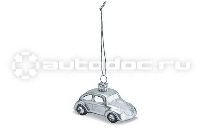VAG Елочная игрушка Decoration Christmas Silver Beetle