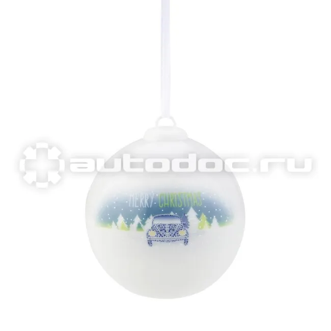 VAG Фарфоровый елочный шар с изображением Blue Beetle Porcelain Bauble