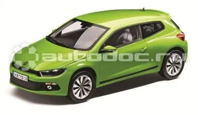 VAG Модель автомобиля Volkswagen Scirocco, Scale 1:18, Viper Green Metallic
