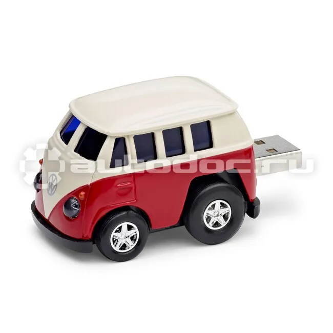 VAG Флешка Volkswagen T1 Bulli USB-stick, Red