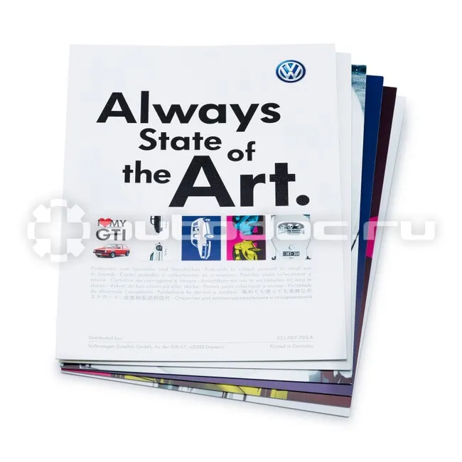 VAG Набор почтовых открыток Volkswagen Postcards Set