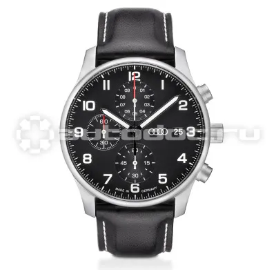 VAG Мужские наручные часы хронограф Audi Chronograph, black | silver