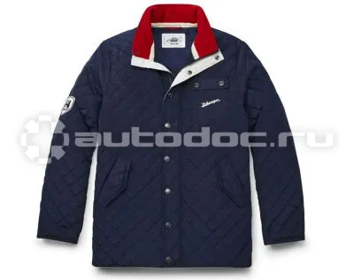 VAG Мужская стеганая куртка Volkswagen Classic Quilted Jacket, Mens, Dark Blue