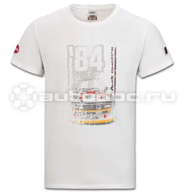 VAG Мужская футболка Audi heritage Mens T-Shirt, offwhite