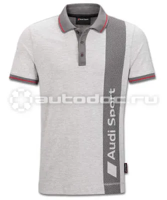 VAG Мужская рубашка-поло Audi Sport Poloshirt, Mens, Grey