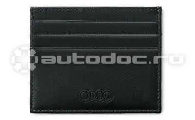 VAG Кожаный футляр для кредитных карт Audi Card Case, black