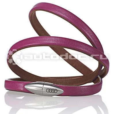VAG Двухцветный женский кожаный браслет Audi Women’s leather bracelet