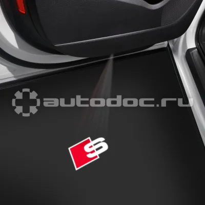 VAG Светодиодная подсветка порогов, проекция S-line Audi LED rings for entry area