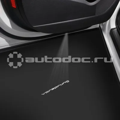 VAG Светодиодная подсветка порогов, проекция Vorsprung Audi LED rings for entry area