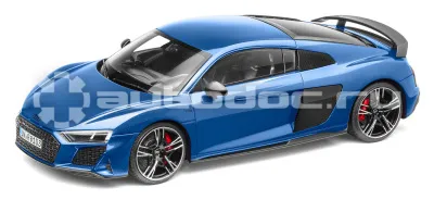 VAG Модель электромобиля Audi R8 Coupe MY19, Ascari Blue, Scale 1:18
