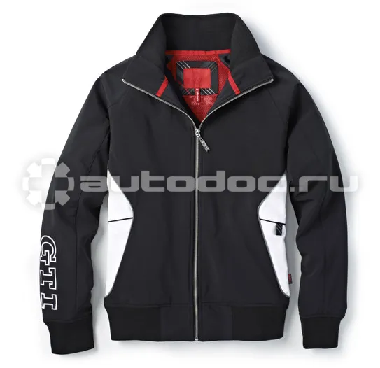 VAG Женская куртка Volkswagen GTI Softshell Jacket, Ladies, Black | White