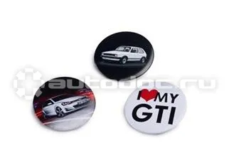 VAG Набор из трех значков GTI Pin Set of 3