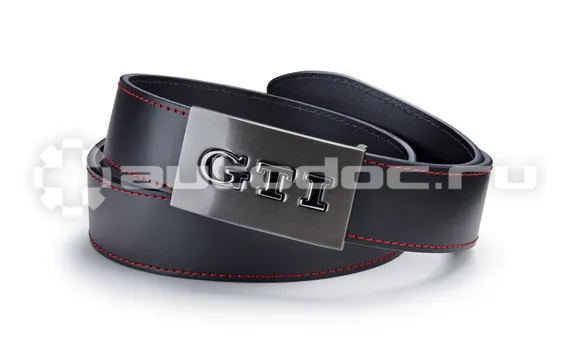 VAG Мужской кожаный ремень GTI Belt, Black