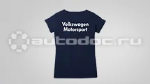 VAG Женская футболка Volkswagen Motorsport T-Shirt, Ladies, Dark Blue