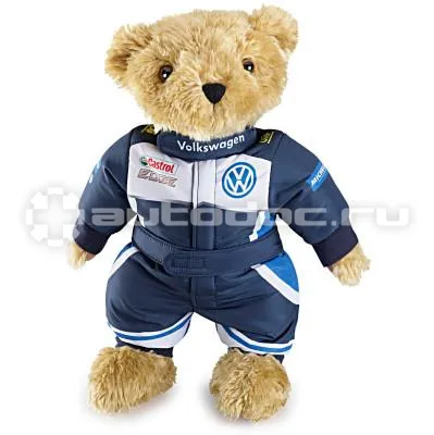 VAG Игрушка мягкая медвежонок Motorsport Teddy Bear, Dark Blue Suit