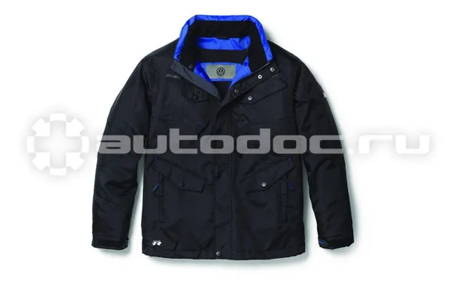 VAG Мужская куртка Volkswagen R-Line Outdoor Jacket, Mens, Titanium Black