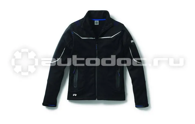 VAG Женская куртка Volkswagen R-Line Softshell Jacket, Ladies, Black | White