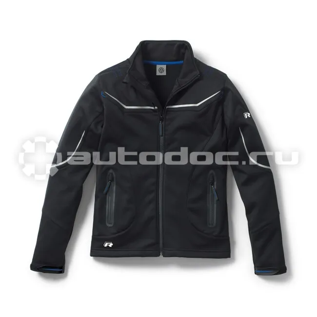 VAG Женская куртка Volkswagen R-Line Softshell Jacket, Ladies, Black | White