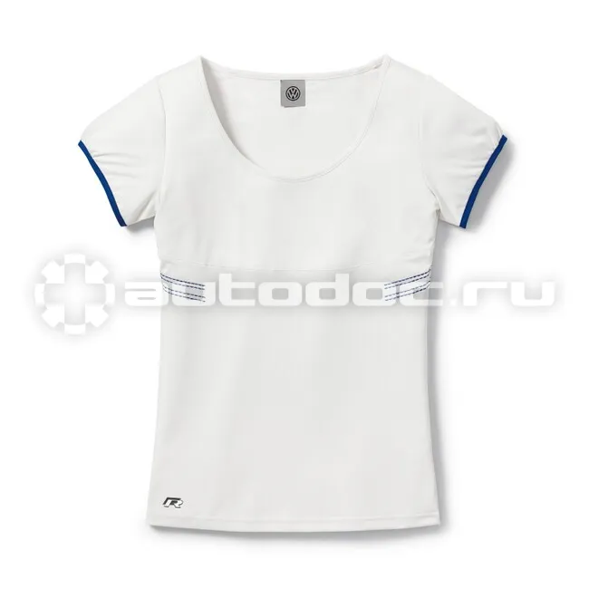 VAG Женский топ Volkswagen R Outdoor Shirt, Ladies, Off White