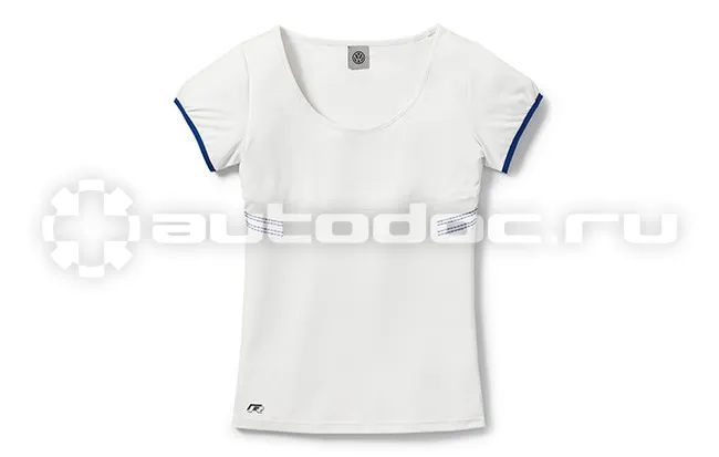VAG Женский топ Volkswagen R Outdoor Shirt, Ladies, Off White